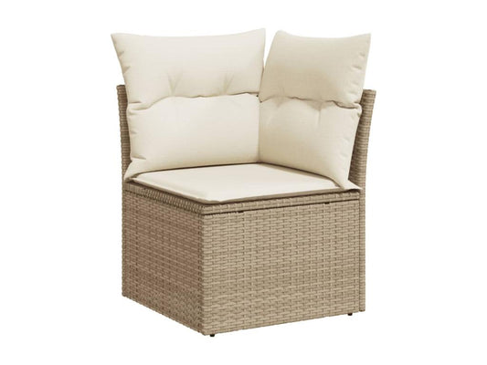 Beige Woven Resin Wicker Outdoor Furniture Set - dlz1766461508657