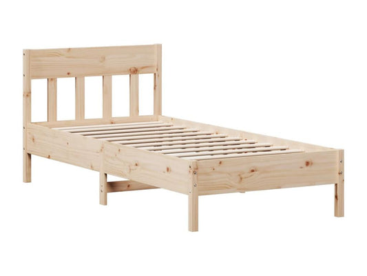 Brown Pine Wood Mattress, 75 x 190 cm
