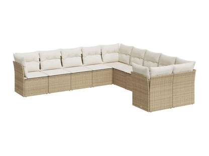 Beige Woven Resin Wicker Outdoor Furniture Set - dlz1766461514103
