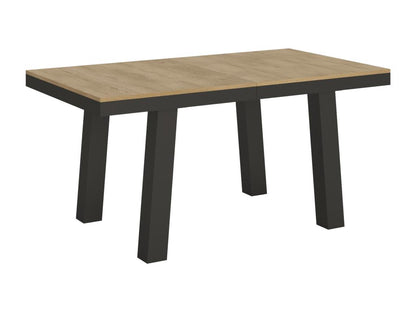 Natural Oak Wood Table, 90 x 160 cm