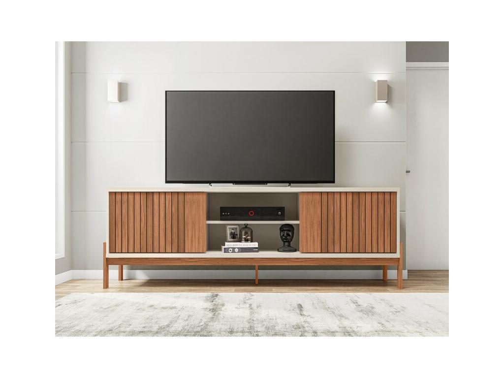 White Oak Wood TV Stand