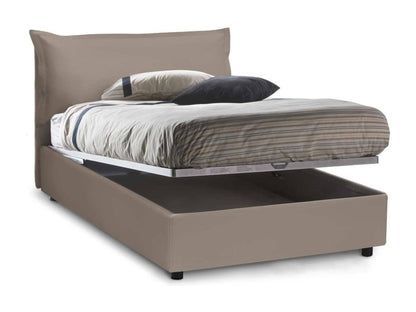 Gray Leather Mattress, 120 x 190 cm