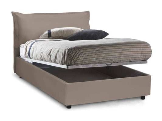Gray Leather Mattress, 120 x 190 cm
