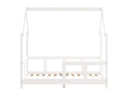 White Pine Wood Bed Frame, 70 x 140 cm