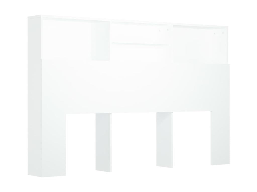 White Bed, 160 x 19 x 103.5 cm