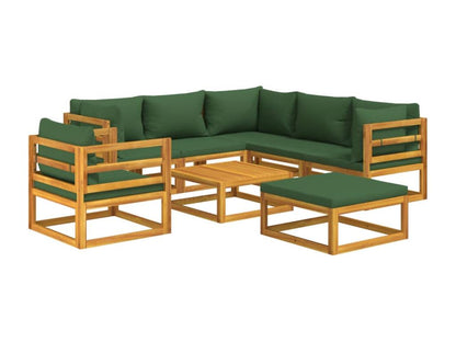 Brown Solid Wood Outdoor Furniture Set - dlz1766461727539