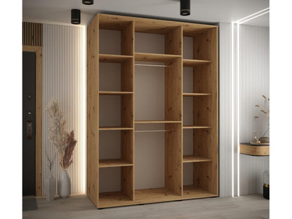 Black Wardrobe, 170 x 60 x 235.2 cm