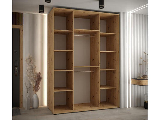Black Wardrobe, 170 x 60 x 235.2 cm