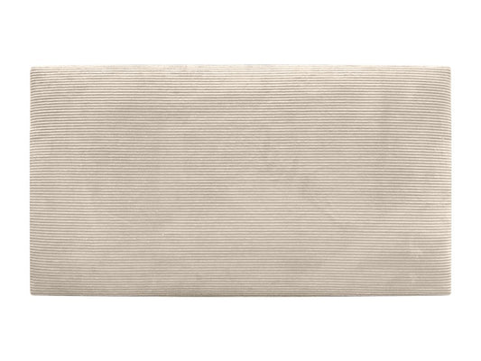 Beige Velvet Bed, 105 x 60 cm