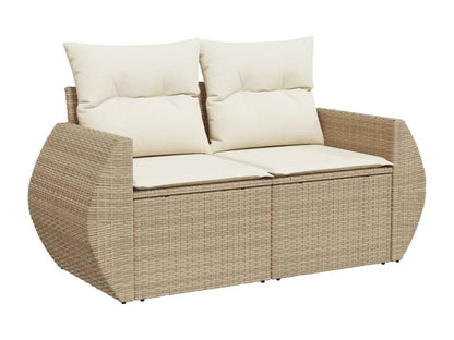 Beige Woven Resin Wicker Outdoor Furniture Set - dlz1766461384746