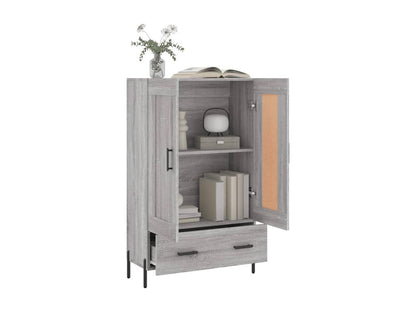 Gray Engineered Wood Sideboard, 69.5 x 31 x 115 cm