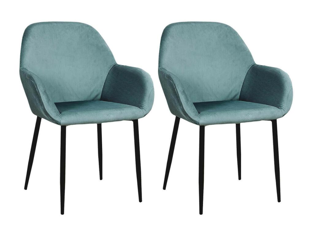 Blue Velvet Accent Chair