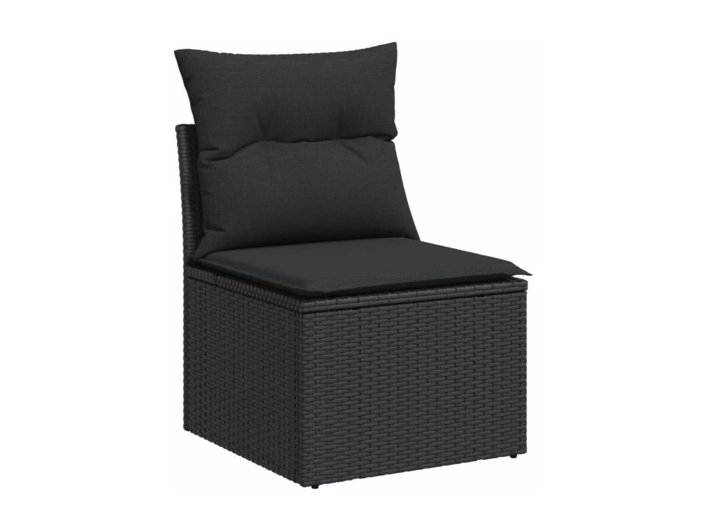 Black Woven Resin Wicker Outdoor Furniture Set - dlz1766461721565