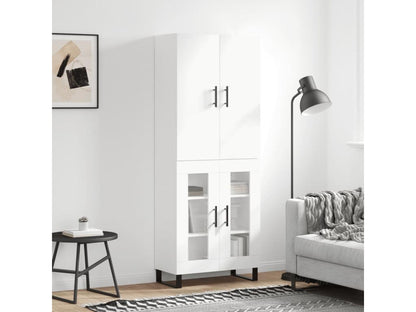 White Engineered Wood Sideboard, 69.5 x 34 x 180 cm - dlz1766461595177