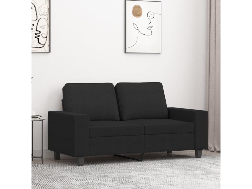 Black Fabric Sofa
