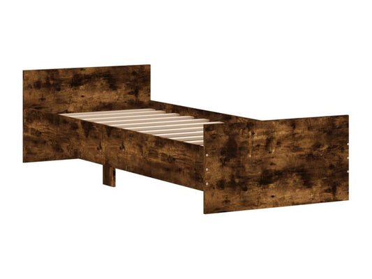 Natural Oak Wood Bed Frame, 75 x 190 cm