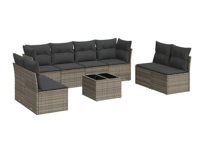 Gray Woven Resin Wicker Outdoor Furniture Set - dlz1766461840775