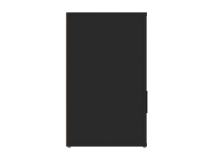 Black Engineered Wood Table, 50 x 36 x 60 cm