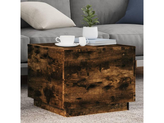 Natural Oak Wood Coffee Table, 50 x 50 x 40 cm