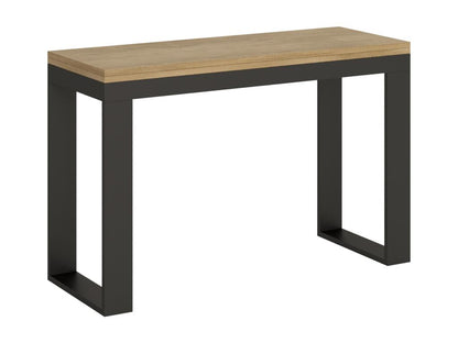 Natural Oak Wood Table, 120 x 45 cm