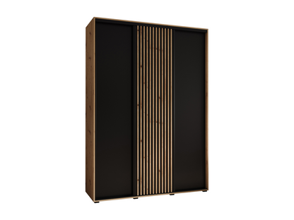 Black Wardrobe, 170 x 60 x 235.2 cm