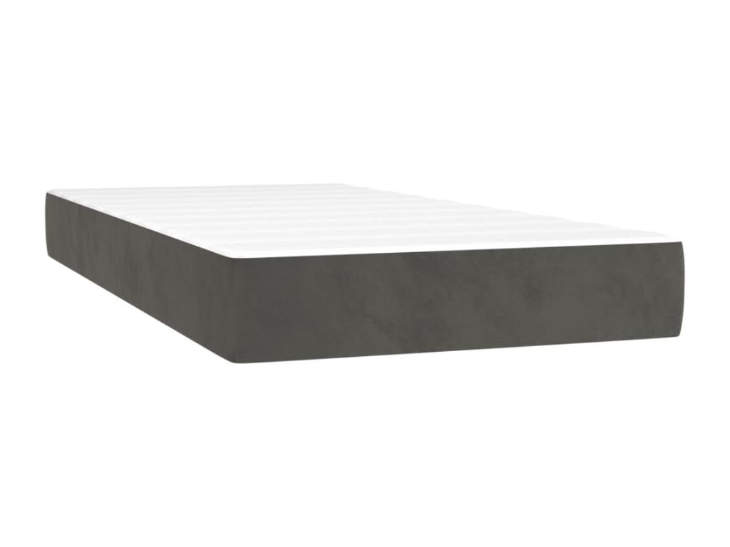 Gray Velvet Mattress, 200 x 200 cm