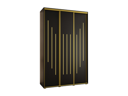 Black Wardrobe, 160 x 45 x 235.2 cm