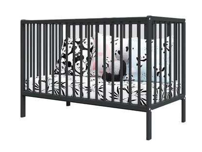 Anthracite Bed, 120 x 60 cm