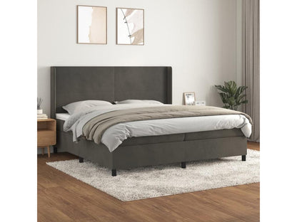 Gray Velvet Mattress, 200 x 200 cm