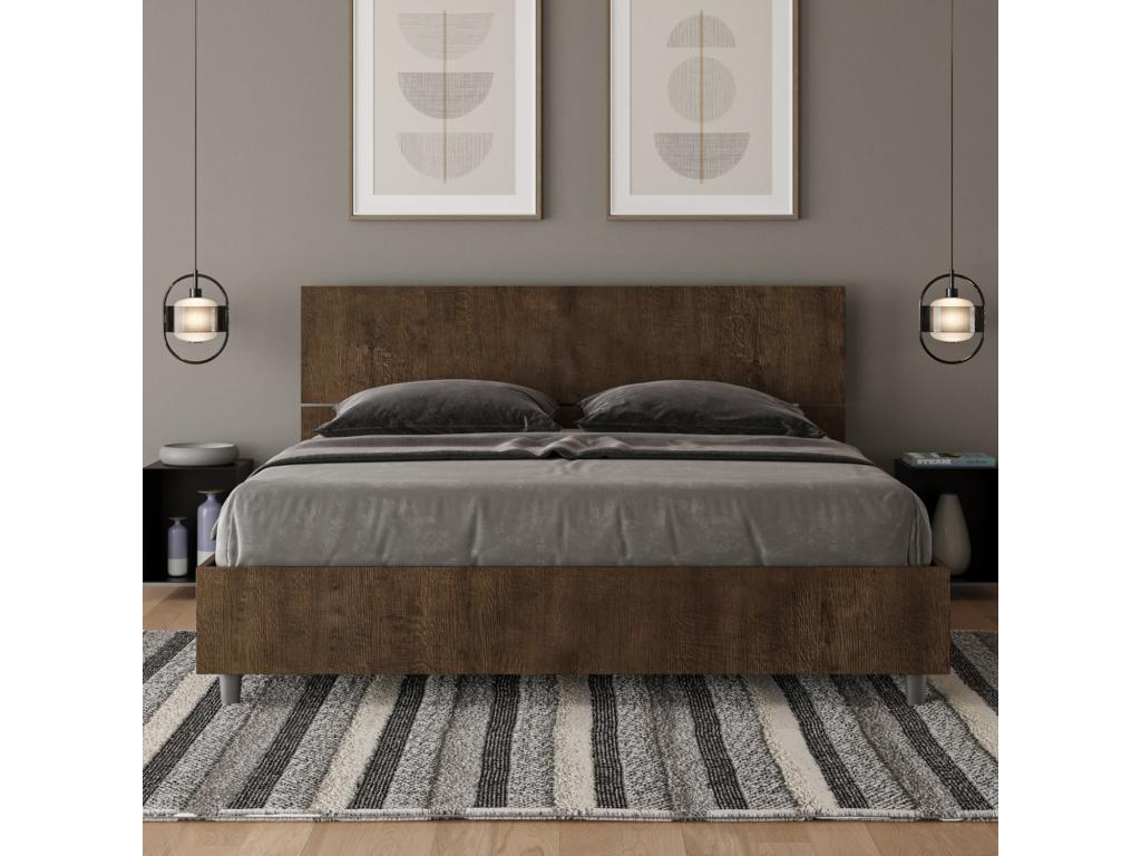 Brown Bed, 160 x 200 cm