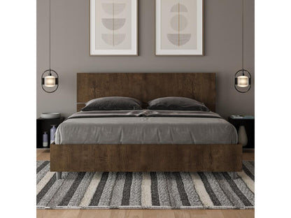 Brown Bed, 160 x 200 cm