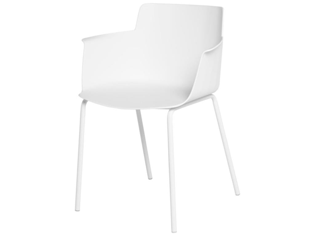White Metal Chair