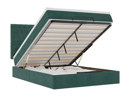 Green Velvet Mattress, 140 x 200 cm