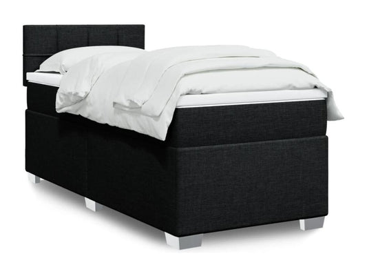 Black Fabric Mattress, 90 x 200 cm