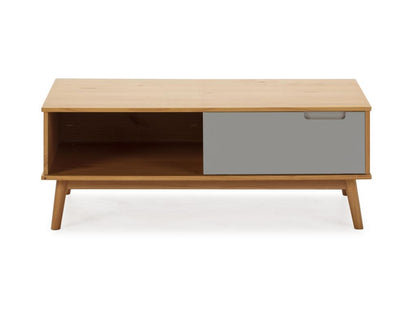 Brown Solid Wood Coffee Table